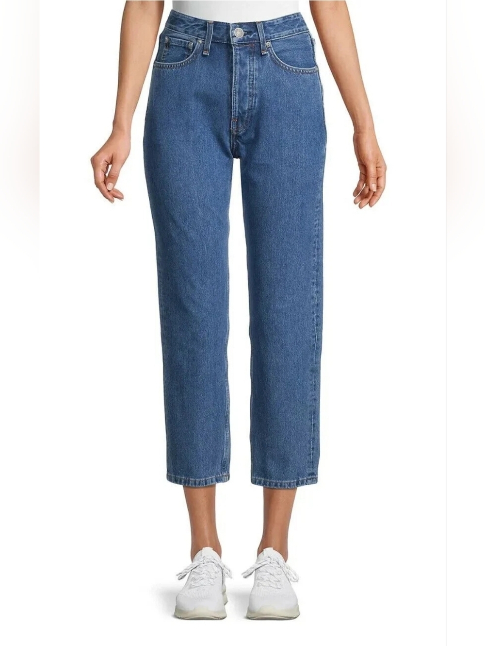 Rag & Bone Maya High-Rise Straight Leg Jeans Indigo 29